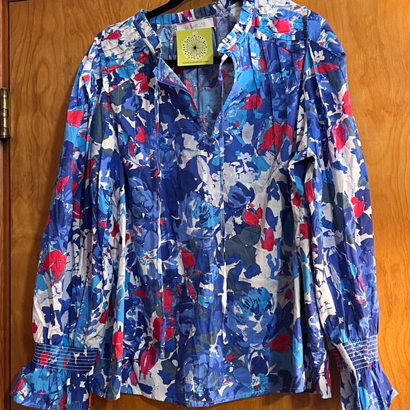 Sugarlips Canvas Floral Top - Picture 2 of 5